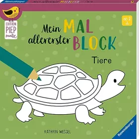Couverture du produit · Edition Piepmatz: Mein allererster Malblock - Tiere