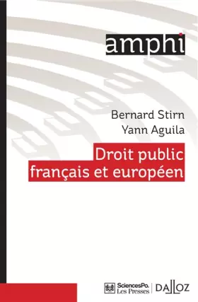 Couverture du produit · Droit public français et européen. 3e éd.