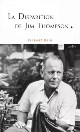 Couverture du produit · La Disparition de Jim Thompson