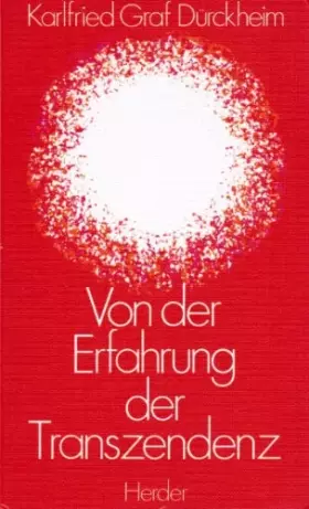 Couverture du produit · Von der Erfahrung der Transzendenz