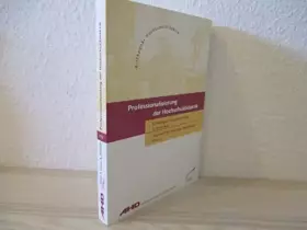 Couverture du produit · Professionalisierung der Hochschuldidaktik: Ein Beitrag zur Personalentwicklung an Hochschulen