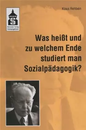 Couverture du produit · Was heißt und zu welchem Ende studiert man Sozialpädagogik?