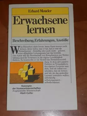 Couverture du produit · Erwachsene lernen : Beschreibung, Erfahrungen, Anstöße