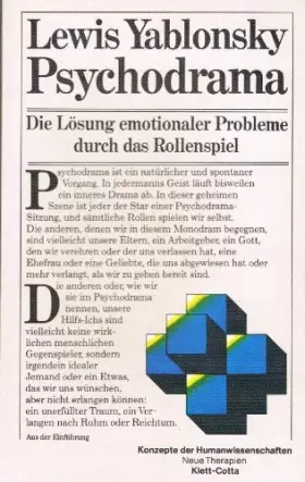 Couverture du produit · Psychodrama,die Lösung emotionaler Probleme durch das Rollenspiel