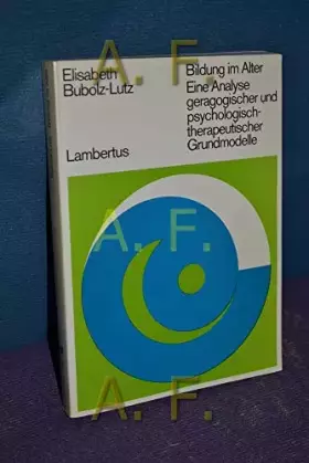 Couverture du produit · Bildung im Alter