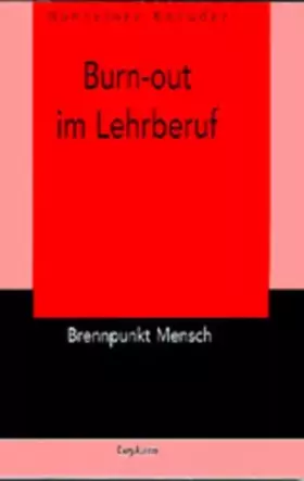 Couverture du produit · Burn-Out im Lehrberuf: Verlorene Hoffnung und wiedergewonnener Mut