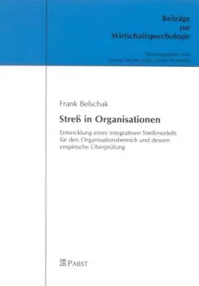 Couverture du produit · Stress in Organisationen (Beiträge zur Wirtschaftspsychologie)