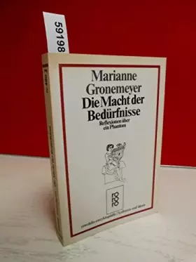 Couverture du produit · Die Macht der Bedürfnisse. Reflexionen über ein Phantom