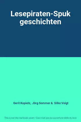 Couverture du produit · Lesepiraten-Spukgeschichten