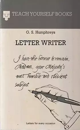 Couverture du produit · Letter Writer