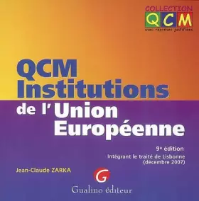Couverture du produit · QCM Institutions de l'Union européenne
