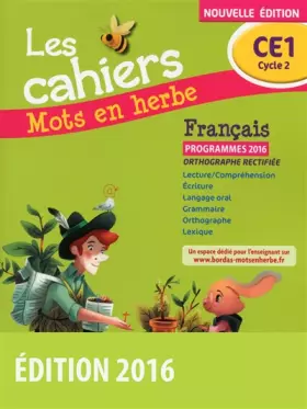 Couverture du produit · Mots en herbe CE1