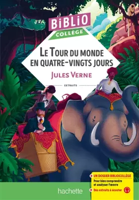 Couverture du produit · BiblioCollège Le Tour du monde en 80 jours (J Verne)