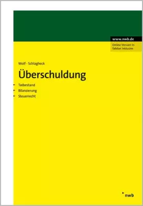 Couverture du produit · Überschuldung. Tatbestand, Bilanzierung, Steuerrecht