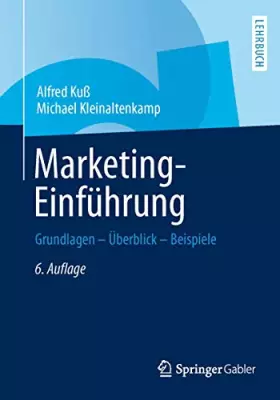 Couverture du produit · Marketing-Einführung: Grundlagen - Überblick - Beispiele