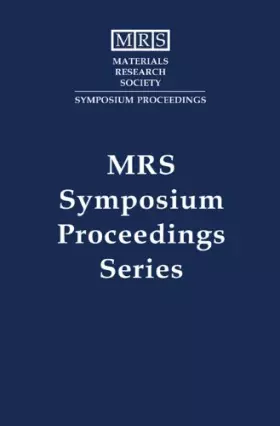 Couverture du produit · Thin Films: Volume 308: Stresses and Mechanical Properties IV