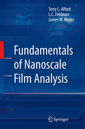 Couverture du produit · Fundamentals of Nanoscale Film Analysis