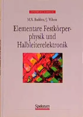 Couverture du produit · Elementare Festkörperphysik und Halbleiterelektronik