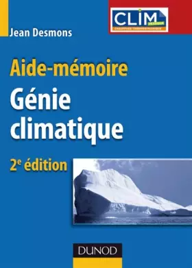 Couverture du produit · Génie climatique