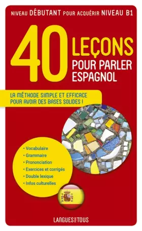 Couverture du produit · 40 leçons pour parler espagnol