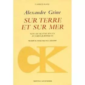 Couverture du produit · Sur terre et sur mer