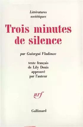 Couverture du produit · Trois minutes de silence