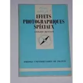 Couverture du produit · Effets photographiques spéciaux