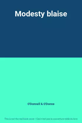 Couverture du produit · Modesty blaise