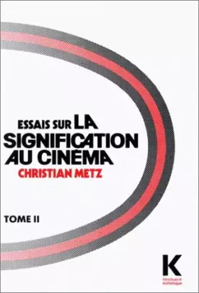 Couverture du produit · Essais sur la signification au cinéma, tome 2