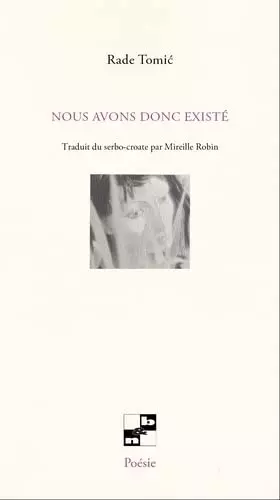 Couverture du produit · Nous avons donc existé