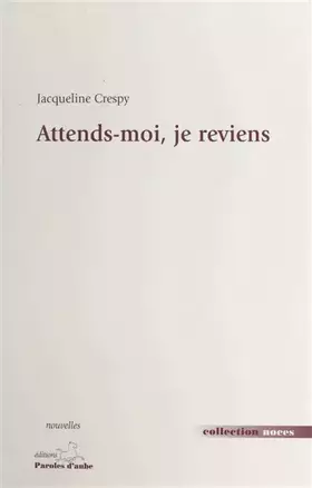 Couverture du produit · Attends-moi, je reviens
