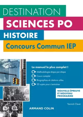 Couverture du produit · Histoire - Concours commun IEP - 2e éd. - Cours, méthodologie, annales: Cours, méthodologie, annales