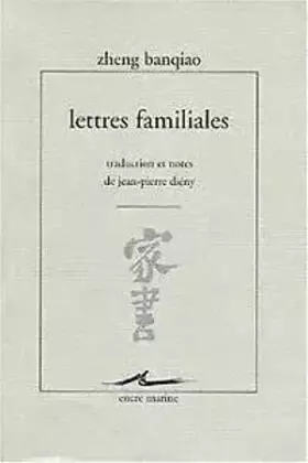 Couverture du produit · Lettres familiales