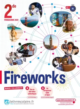 Couverture du produit · Anglais 2de Fireworks : Manuel élève