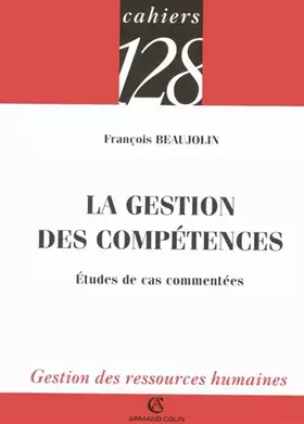 Couverture du produit · Gestion des compétences: Etudes de cas commentées