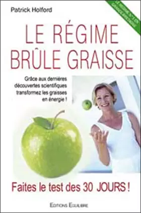 Couverture du produit · Le régime brûle-graisse