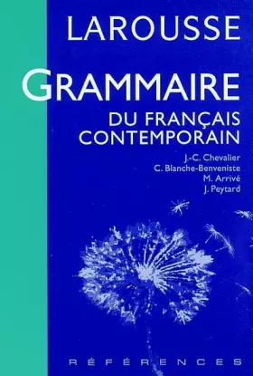 Couverture du produit · Grammaire du français contemporain