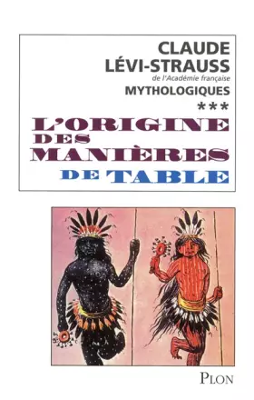 Couverture du produit · L'ORIGINE DES MANIERES DE TABL
