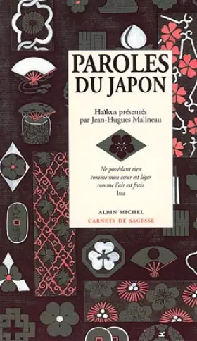Couverture du produit · Paroles du Japon : haïkus
