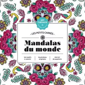 Couverture du produit · Les petits carrés d'Art-thérapie Mandalas du monde