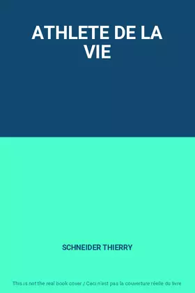 Couverture du produit · ATHLETE DE LA VIE