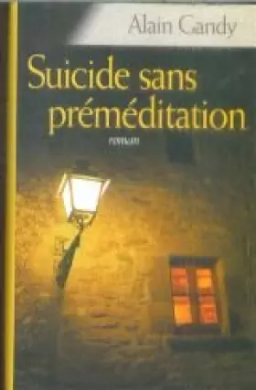Couverture du produit · Suicide sans préméditation