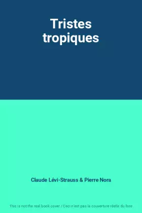 Couverture du produit · Tristes tropiques