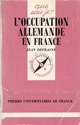 Couverture du produit · L'occupation allemande en France