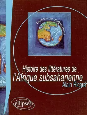 Couverture du produit · Histoire des littératures de l'Afrique subsaharienne