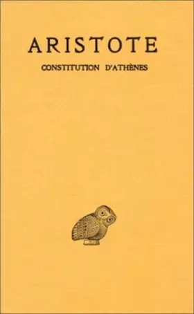 Couverture du produit · Constitution d'Athènes