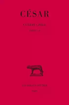Couverture du produit · Guerre civile, tome 1 : Livres I et II