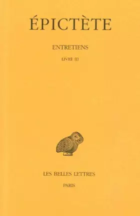 Couverture du produit · Entretiens, tome 3