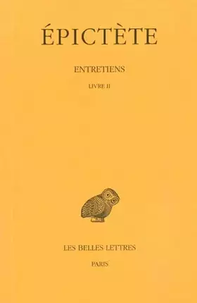 Couverture du produit · Entretiens, tome 2 : Livre II, 2e tirage