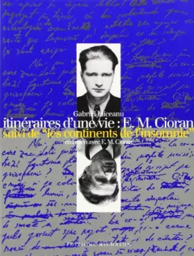 Couverture du produit · Itinéraires d'une vie : les continents de l'insomnie